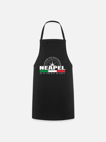 Neapel - Kochschürze - Schwarz