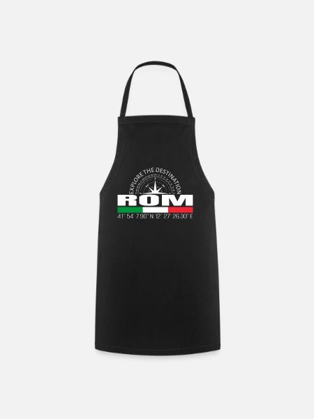Rom - Kochschürze - Schwarz