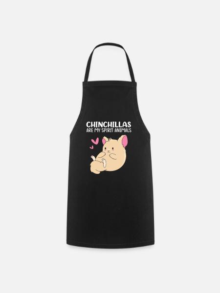 Chinchilla - Kochschürze - Schwarz