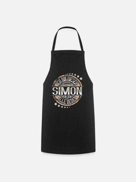Simon - Kochschürze - Schwarz