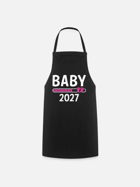 Baby 2027 - Kochschürze - Schwarz
