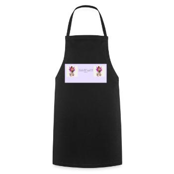 Lustige Lehrerin Tasse-Direkt davon ausgehen - Kochschürze - Schwarz - Vorne - AI Model Male 185 dark (185cm)