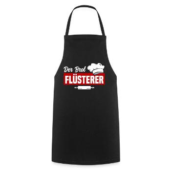 Der Brot Flüsterer - Kochschürze - Schwarz - Vorne - AI Model Male 185 dark (185cm)