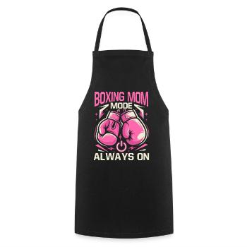 Boxing Mom Mode On Gloves Boxing Gloves - Kochschürze - Schwarz - Vorne - AI Model Male 185 dark (185cm)