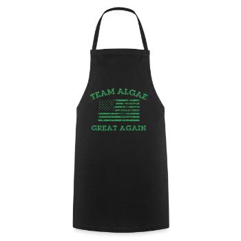 Team Algen - Kochschürze - Schwarz - Vorne - AI Model Male 185 dark (185cm)