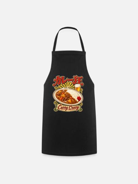 Curry Crazy - Kochschürze - Schwarz