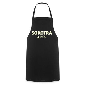 SOKOTRA  - Kochschürze - Schwarz - Vorne - AI Model Male 185 dark (185cm)
