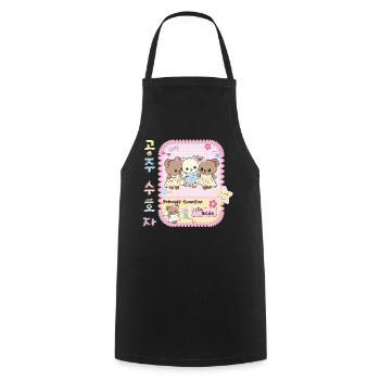 Junggesellinnenabschied Team Junggesellinnenabschied Kawaii koreanischer K-Pop - Kochschürze - Schwarz - Vorne - AI Model Male 185 dark (185cm)