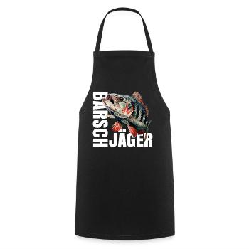 Barsch Jäger - Kochschürze - Schwarz - Vorne - AI Model Male 185 dark (185cm)