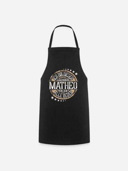 Matheo - Kochschürze - Schwarz
