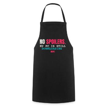No Spoiler Videogame - Kochschürze - Schwarz - Vorne - AI Model Male 185 dark (185cm)