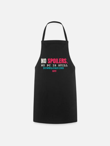 No Spoiler Videogame - Kochschürze - Schwarz