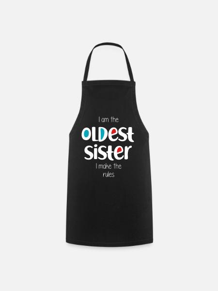 älteste Schwester - Kochschürze - Schwarz