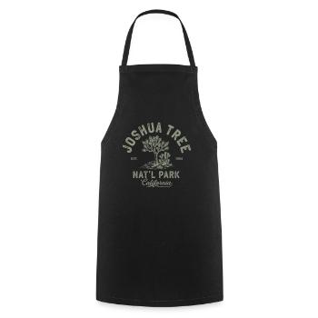 Der Nationalpark Vintage Joshua Tree - Kochschürze - Schwarz - Vorne - AI Model Male 185 dark (185cm)
