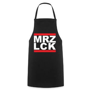 MRZ LCK - Kochschürze - Schwarz - Vorne - AI Model Male 185 dark (185cm)