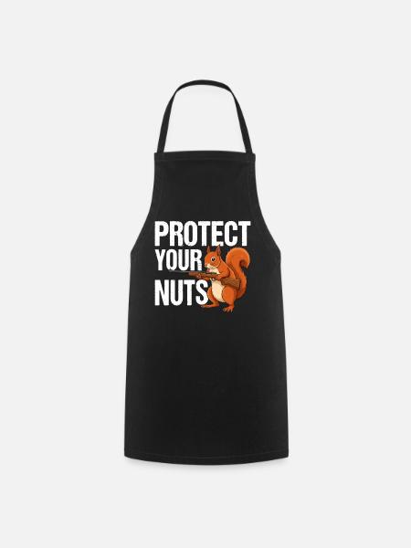 Protect Your Nuts - Kochschürze - Schwarz