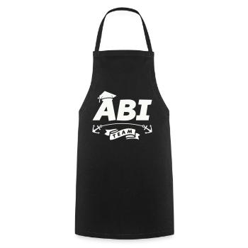 Abi Team Logo mit Ankerband - Kochschürze - Schwarz - Vorne - AI Model Male 185 dark (185cm)