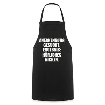 Lustiger Spruch Als Geschenk - Kochschürze - Schwarz - Vorne - AI Model Male 185 dark (185cm)