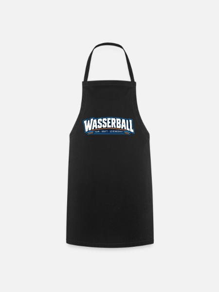 Wasserball Teamkraft Leidenschaft - Kochschürze - Schwarz