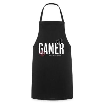 Gamer PVP Shirt Don’t Blame The Lag Zocker Geschen - Kochschürze - Schwarz - Vorne - AI Model Male 185 dark (185cm)