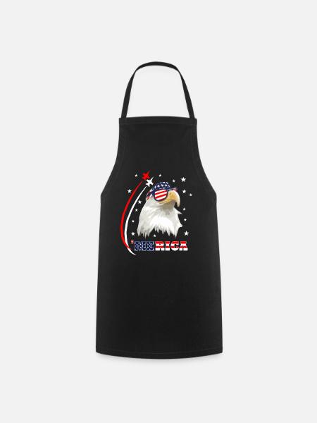 Merica Eagle - Kochschürze - Schwarz