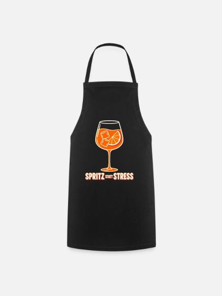 Spritz statt Stress - Kochschürze - Schwarz