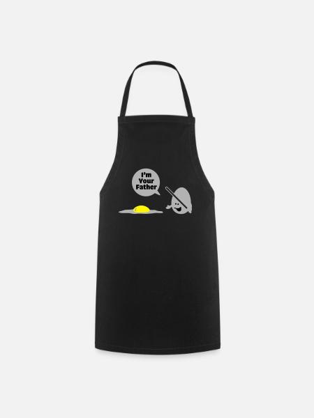 egg vader - Tablier de cuisine - noir