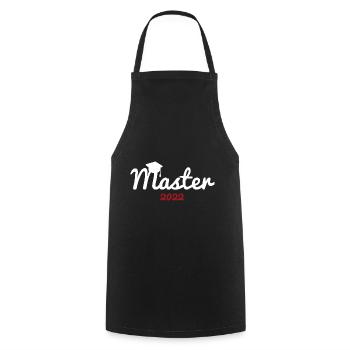 Master Hut 2022 Abschluss Geschenk Mastertitel - Kochschürze - Schwarz - Vorne - AI Model Male 185 dark (185cm)