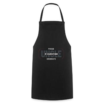 Proud Uncle of A Class of 2023 Graduate Gift - Cooking Apron - black - Front - AI Model Male 185 dark (185cm)