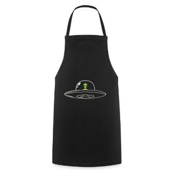 Alien - Kochschürze - Schwarz - Vorne - AI Model Male 185 dark (185cm)
