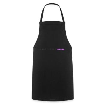 Justice for men2 - Cooking Apron - black - Front - AI Model Male 185 dark (185cm)