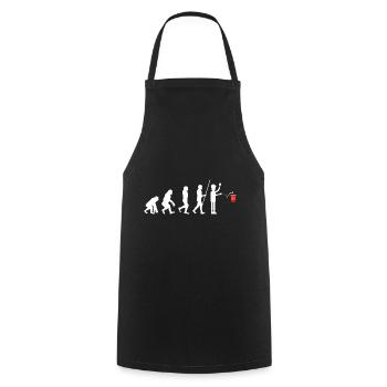 Party Bier Bierpong Beer Pong - Kochschürze - Schwarz - Vorne - AI Model Male 185 dark (185cm)