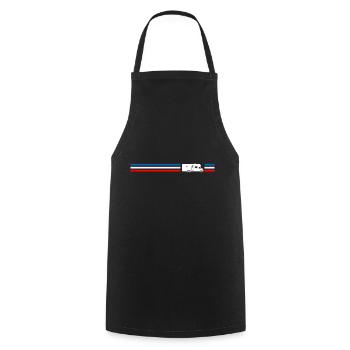 camping car camping car france french Humour - Cooking Apron - black - Front - AI Model Male 185 dark (185cm)