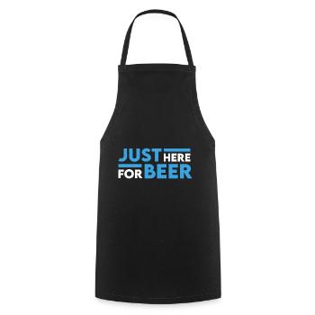 Seulement ici pour la fête de la bière à Majorque - Tablier de cuisine - noir - Devant - AI Model Male 185 dark (185cm)