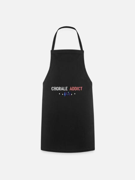 Chorale addict - Tablier de cuisine - noir