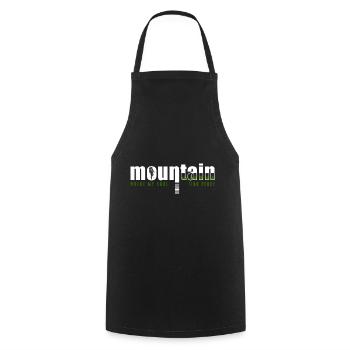 Alpinisme Sommet Hobby Alps - Tablier de cuisine - noir - Devant - AI Model Male 185 dark (185cm)