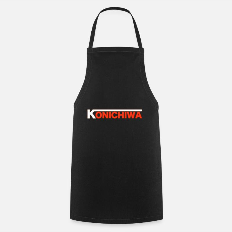 Konichiwa - Tablier de cuisine - noir