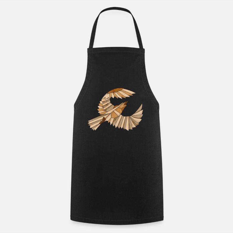 Vector Eagle Vintage T Shirt - Cooking Apron - black