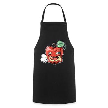 Apple - Cooking Apron - black - Front - AI Model Male 185 dark (185cm)