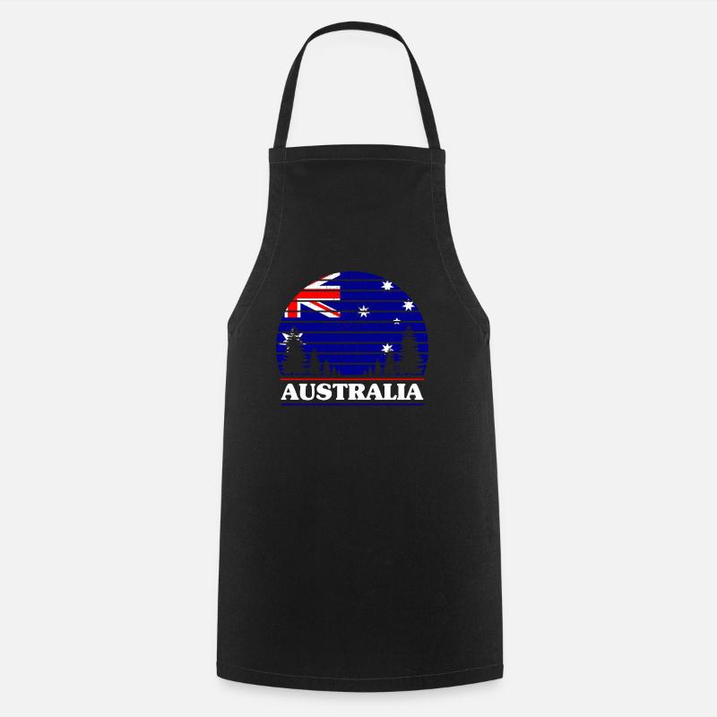 Australien - Kochschürze - Schwarz