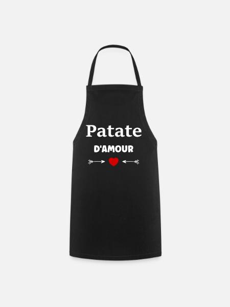 Patate d'amour - Tablier de cuisine - noir