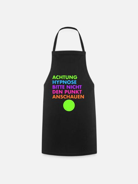 Hypnose Flirt Humor - Kochschürze - Schwarz