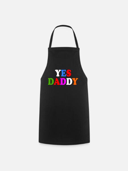 Yes daddy - Kochschürze - Schwarz