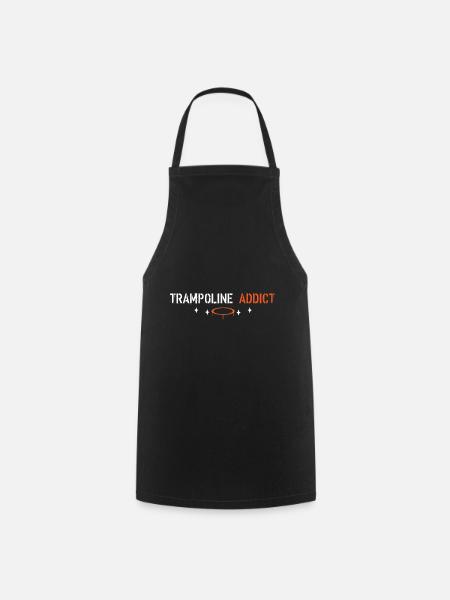 Trampolin-Süchtige - Kochschürze - Schwarz