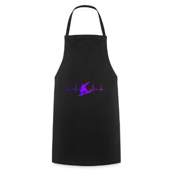 Snowboard hommes sports d'hiver Snowboard femmes - Tablier de cuisine - noir - Devant - AI Model Male 185 dark (185cm)