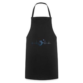 Herren Volleyballspielen Volleyballspieler - Kochschürze - Schwarz - Vorne - AI Model Male 185 dark (185cm)