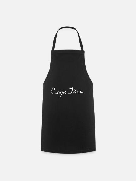 Carpe Diem - Tablier de cuisine - noir