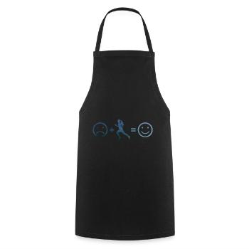 Jogging Men's Running Running Race - Cooking Apron - black - Front - AI Model Male 185 dark (185cm)