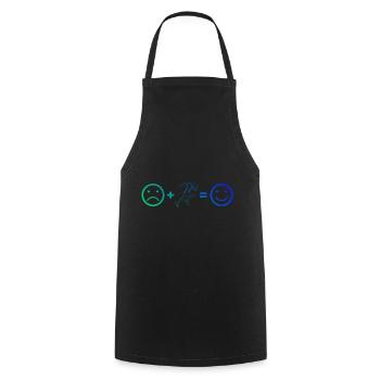 Jogging Jogging Men Running Running Women - Cooking Apron - black - Front - AI Model Male 185 dark (185cm)