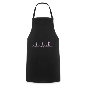 SUP Heartline Stand Up Paddle Evolution SUP girl - Cooking Apron - black - Front - AI Model Male 185 dark (185cm)